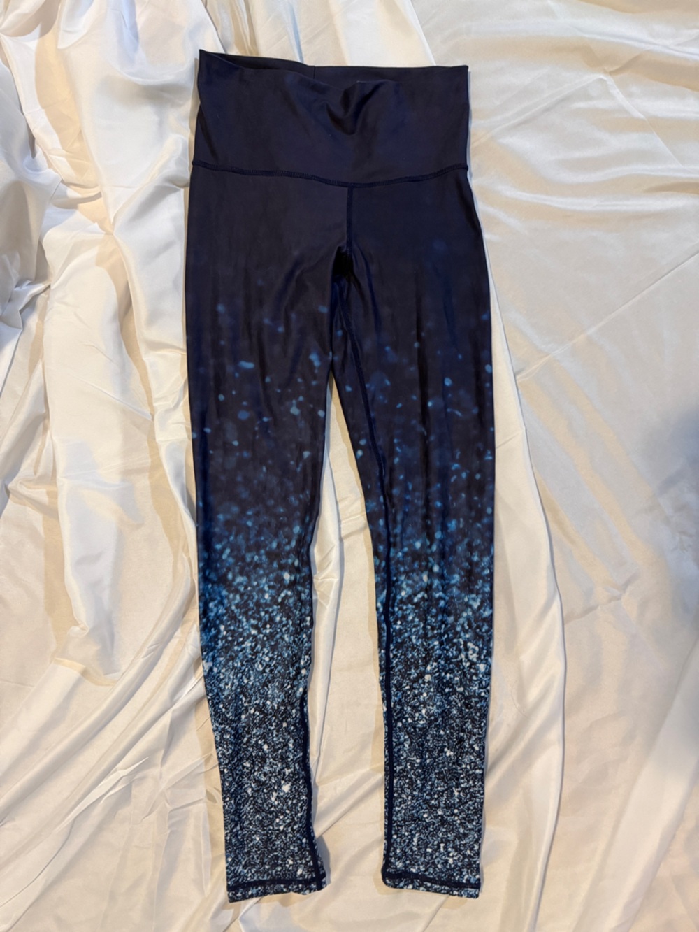 SOL & MANE Black Leggings with Subtle water drop speckles